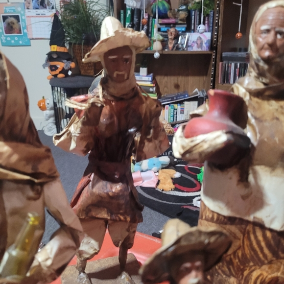 8 CARTONERIA 1980'S VINTAGE MEXICAN FOLK ART DOLLS - Picture 6 of 8